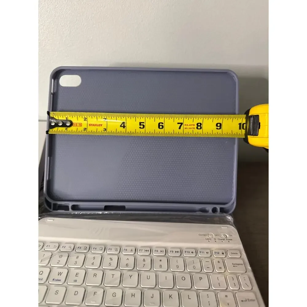 iPad 10.2 Keyboard Case with Pencil Holder – Purple – New